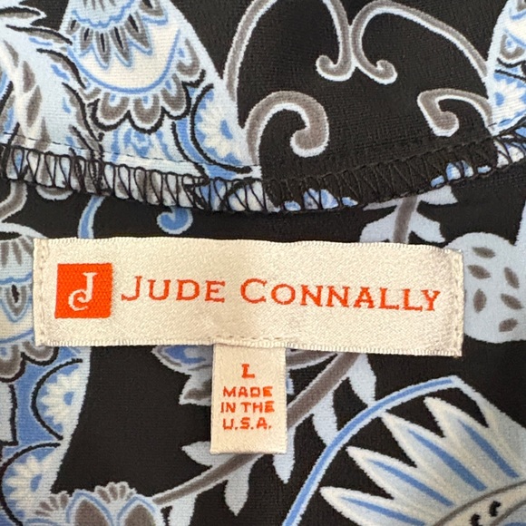 Jude Connally Black and Blue Floral Tammi Dress - Picture 2 of 4